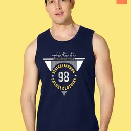 WOOSTRO Pack Of 2 Printed Combo Cotton GymInnerwear VWS26(RUN ORANGE)(98 NAVY)-image-55