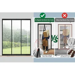 Stylista Transparent Insulated Magnetic Door Curtain - 58 x 78 inch - PVC thickness 0.2mm-image-55