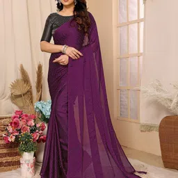 Moda Rapido Embellished Poly Georgette Saree-image-86