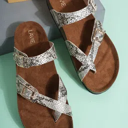 Lavie Women Round Toe Western - Embellished Open Toe Flats-image-96