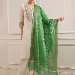 Biba Floral Woven Design Dupatta-picture-29
