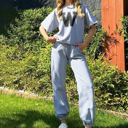 Trend Alacati stili Women  T-shirt & Joggers Co-Ords-image-66