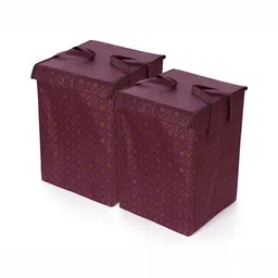 Aura Brown Set of 2 Regular Multi-Utility Organisers-17