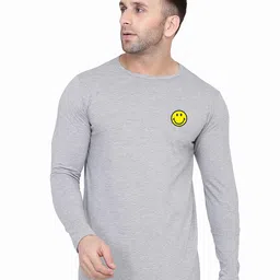 Blisstone Men Solid Round Neck Cotton Slim Fit T-shirt-image-99