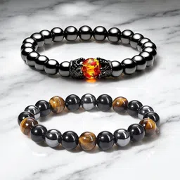 Jewels Galaxy Men 2 Silver-Plated Bracelet-image-68