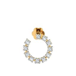 KUBERBOX 14K Gold Aureole Nosepin With Diamond-Studded-0.55 g-image-42