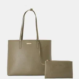 Forever Glam by Pantaloons Women Structured Tote Bag with Pouch-47