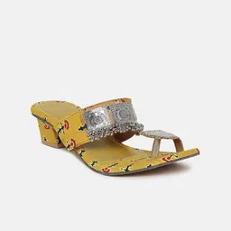 Anouk Embellished Ethnic Block Sandals-68