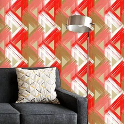 ArtzFolio Printed UV-Resistant Anti-Bacterial Ethnic Boho Texture Peel & Stick Wallpaper-image-88