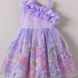 Hopscotch Girls BLENDED Printed Dresses-picture-6