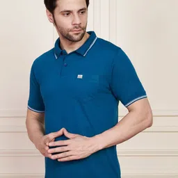 Austin wood Men Polo Collar Pockets T-shirt-image-82