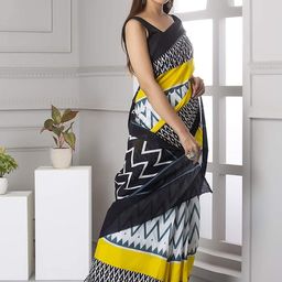 Pinkcity Trade World Women Jaipuri Hand Block Print pure cotton saree-picture-16