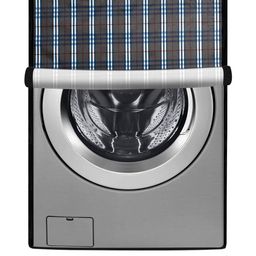 The Furnishing Tree Washing Machine Cover Check Black Compatible for LG 9 Kg Front Loading FHT1409Z-image-69