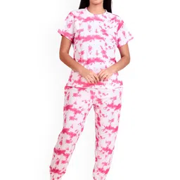 BOMBSHELL Printed Round Neck T-Shirt & Joggers Co-Ords-picture-26