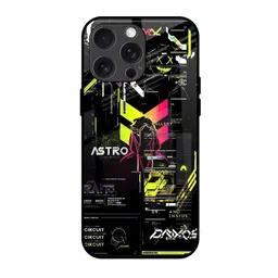 QRIOH Astro Glitch Printed iPhone 15 Pro Max Back Case-picture-23
