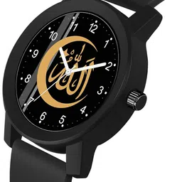 CSAMON Men Printed Dial & Straps Analogue Watch PandoBLK Islamic NUM01 804 BLK_SH image 3