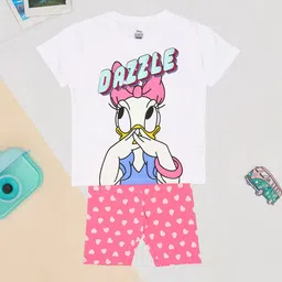 Pantaloons Junior Girls Printed Night suit-picture-15