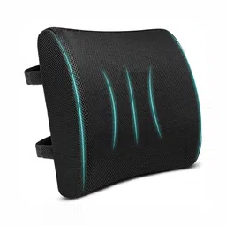 Sleepsia Black Memory Foam Filled Breathable Therapedic Pillow-7