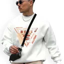 AUSK Men Fleece Printed Sweatshirt-picture-7