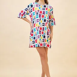 AV2 Printed Nightdress-image-30