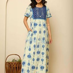 Nihsamah Printed Maxi Nightdress-picture-21
