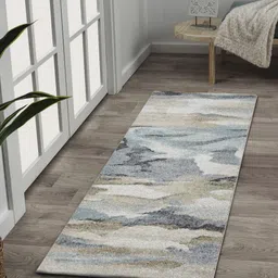 OBSESSIONS Grey & Brown Printed Rectangular Bedside Runners-52