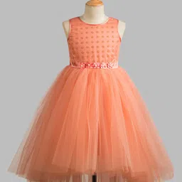 Toy Balloon kids Girls Embellished Net Fit & Flare Dress-image-30