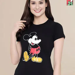 Mast & Harbour Women Typography 2 Printed Applique T-shirt-image-67