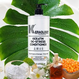 Keraology Professional Keratin De-Stress Conditioner-1000ml-9