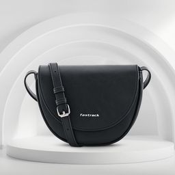 Fastrack Women Solid Half Moon Sling Bag-12