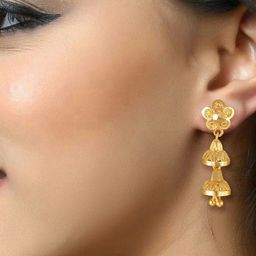 DIVASTRI Contemporary Jhumkas Earrings-11