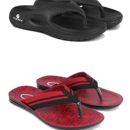 DRACKFOOT Men Set Of 2 Stylish Thong Flip-Flops Sandals-image-16