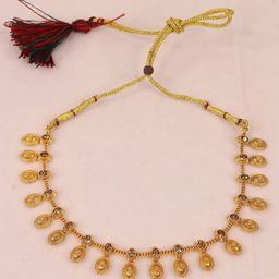 Ethnicking Gold-Plated Stone-Studded Jewellery Set-image-16