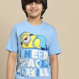 Kids Ville Boys Printed Pure Cotton Tshirts-33