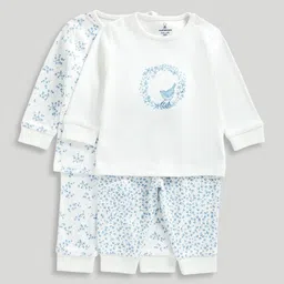 mothercare Girls Printed T-shirt with Pyjamas-image-92