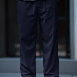 SWADESI STUFF Men Regular Fit Mid-Rise Cotton Trousers-image-4