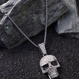 French Accent Silver-Plated Pendant With Chain-image-14