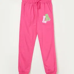 Fame Forever by Lifestyle GirlsPrinted Pure Cotton Mid Rise Joggers-picture-37
