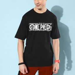 Mast & Harbour Men Printed Drop-Shoulder Sleeves Bio Finish Applique T-shirt-image-78