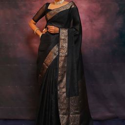 Aldwych Zari Woven Design Banarasi Saree-image-16