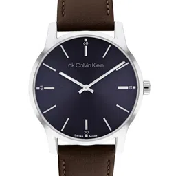 Calvin Klein Unisex Swiss Dressed Leather Straps Analogue Watch 25000017-image-33