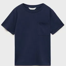 Mango Kids Boys Drop-Shoulder Sleeves Cotton T-shirt-image-11