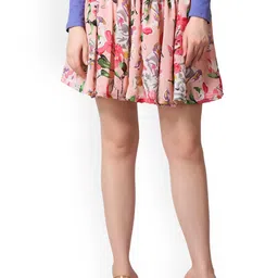 SCORPIUS  Women Printed Above Knee Length Flared Skirt-81