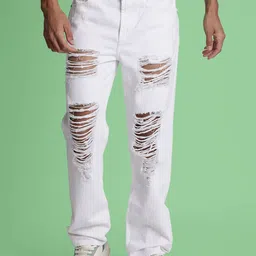 Bene Kleed Men Straight Fit Highly Distressed Jeans-image-32
