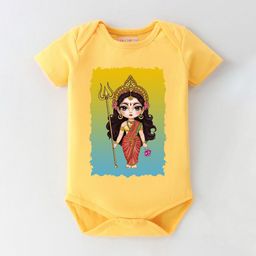BLUSHES Infants Durga Maa Printed Pure Cotton Bodysuit-picture-26