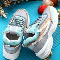 DressBerry Women Colourblocked Sneakers-10
