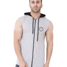 Blisstone Men Hooded Solid Cotton Sporty Jacket-picture-40