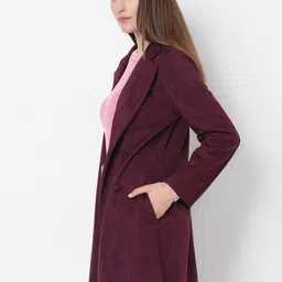 Vero Moda Notched Lapel Front Open Overcoat image 3