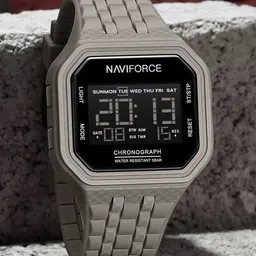 Naviforce Men Dial & Straps Digital Watch NF7116 B.GY B.GY-17