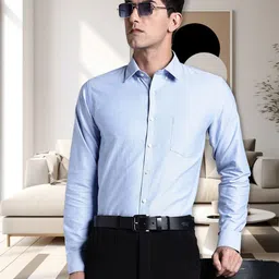 Southbay Smart Spread Collar Pure Cotton Formal Shirt-picture-8